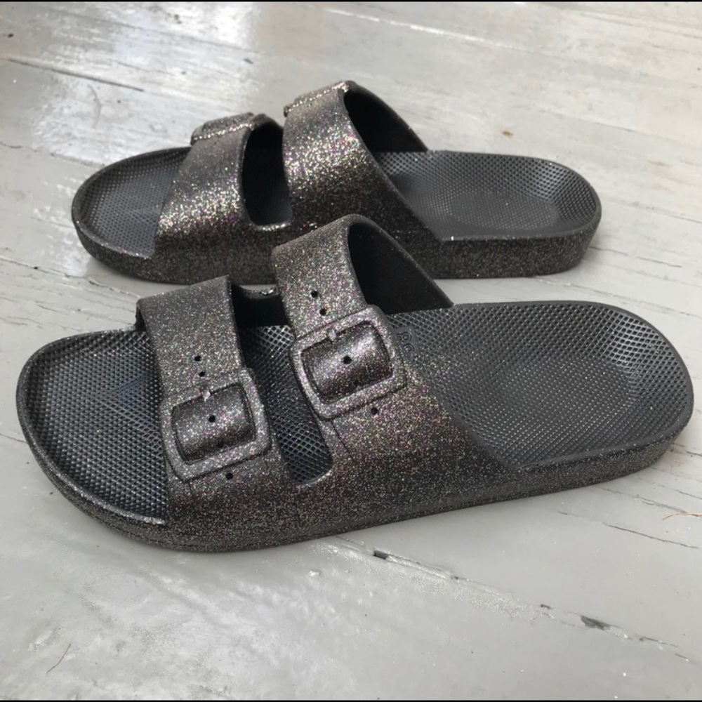 Freedom Moses glitter sandals